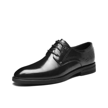 HLA Dress Shoes Men Low Top Black