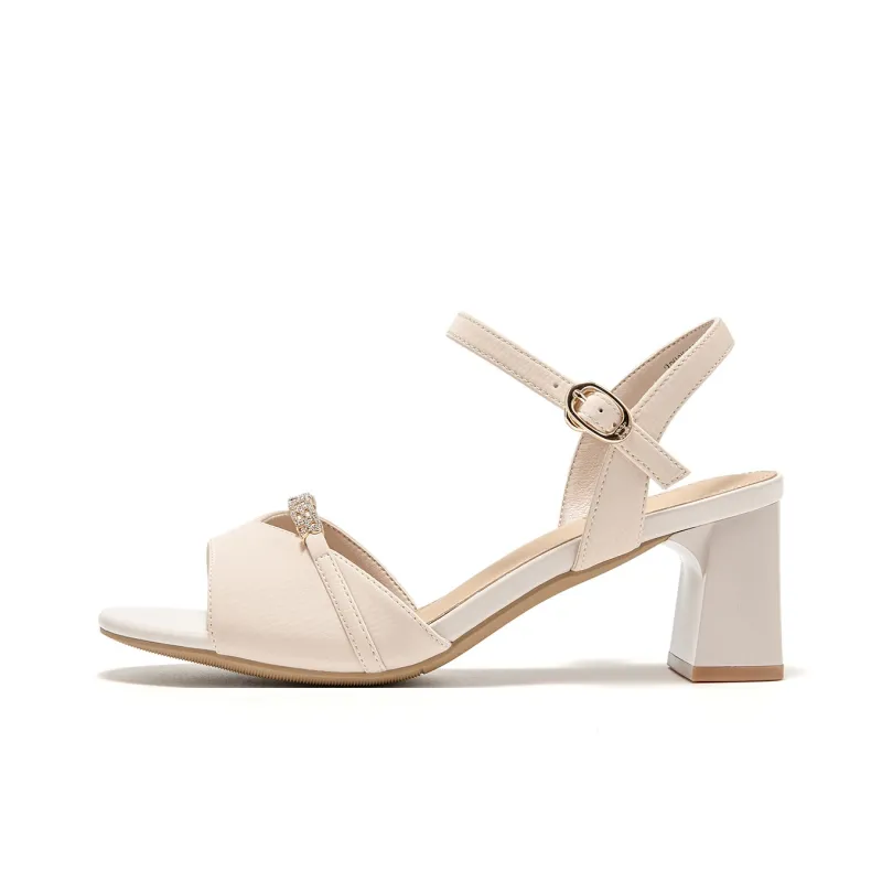 Spider King Strap Sandals 6.5cm Women's Beige-2