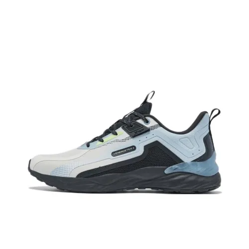 XTEP Running Shoes Men Low-Top Sea Ice Blue/Sail White/Black