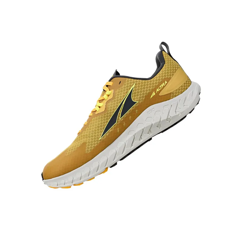 Altra Outroad Anti-Slip Wear-Resistant Low-Top Running Shoes Gray Yellow-2