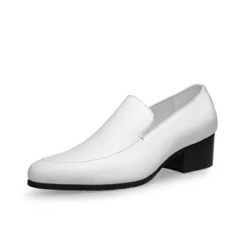LUOMAIKE Dress Shoes Men Low Top White/Black