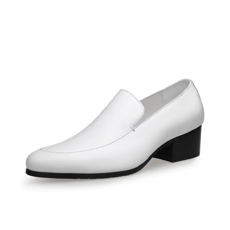 LUOMAIKE Dress Shoes Men Low Top White/Black-0