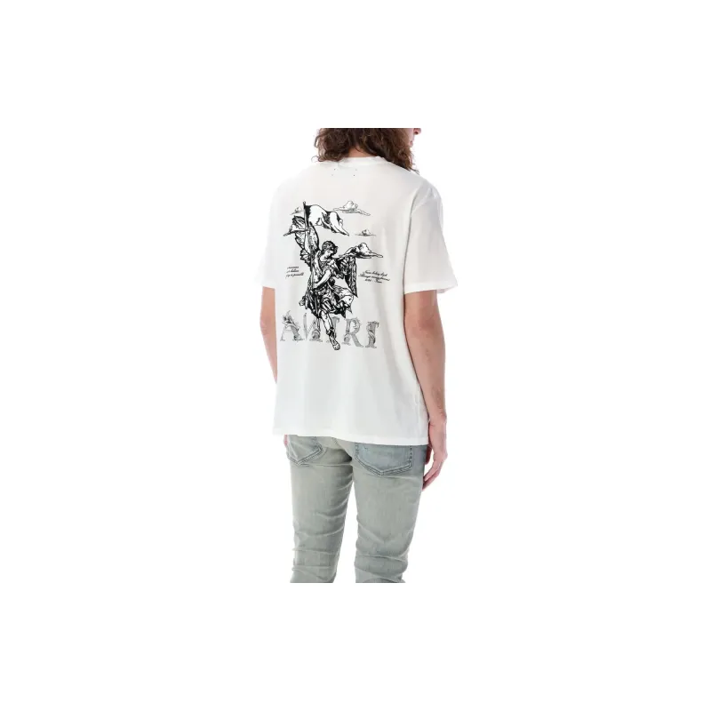 AMIRI Logo Printed Crewneck T Shirt-1