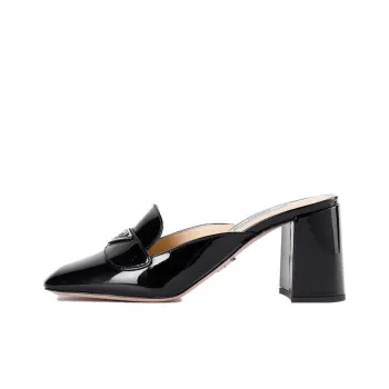 PRADA Odor Resistant Closed Toe Slippers Women's Black