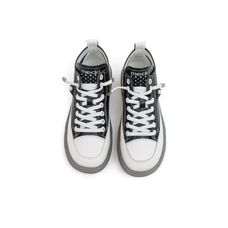 Medd Lightweight Wear-Resistant And Slip-Resistant High-Top Casual Shoes Women's-2