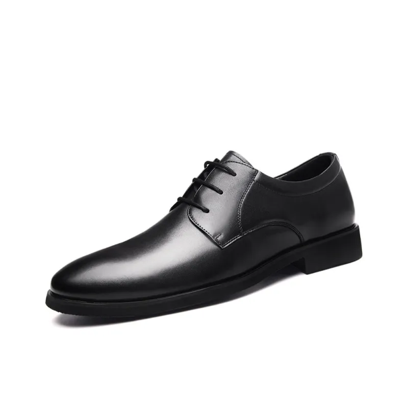 AOKANG Wedding Groom Shoes Dress Shoes Men's Black-0