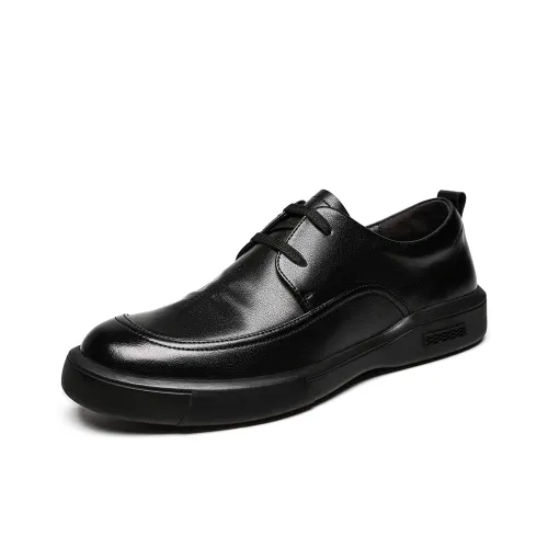 CHINT Dress Shoes Men Low Top Black