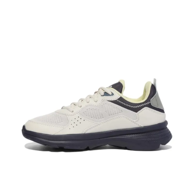FILA Tri Force Trainer Anti Slip Wear Resistant Low Top Casual Shoes Unisex Ecru Korean Style-1