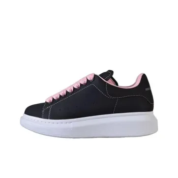 Alexander McQueen Low Top Casual Shoes Women's Black Pink