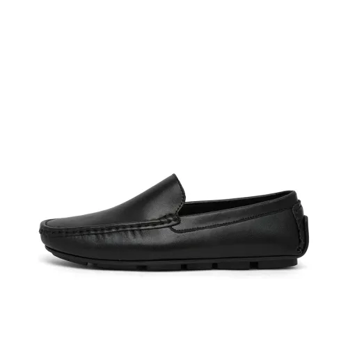 Wooden houses Gommino Loafers Men