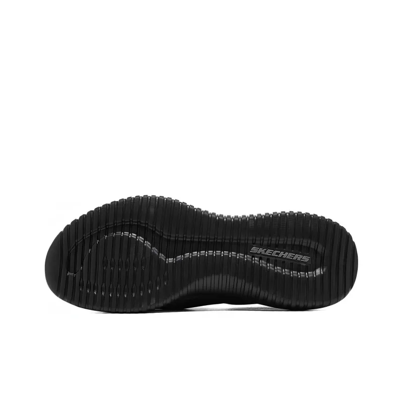 Skechers Flection Cushioning, Slip Resistant, Abrasion Resistant, Lightweight, Rebound Low Top Casual Shoes Men's Black-4