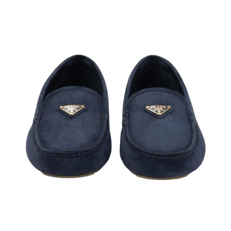 PRADA Loafers Women's Marine Blue-2