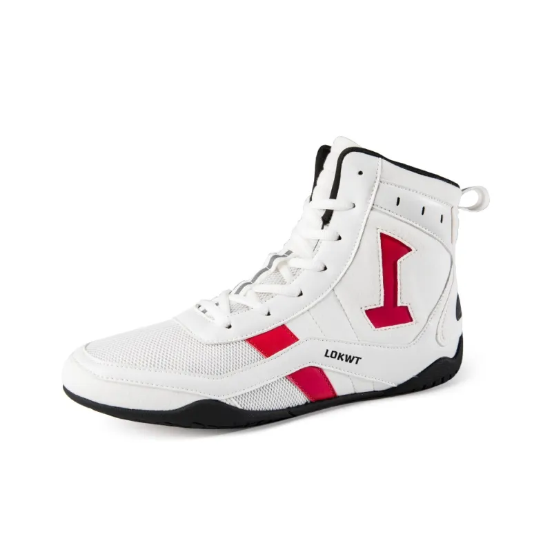 LOKWT Cushioned Slip-Resistant Abrasion-Resistant High-Top Training Shoes Unisex-1