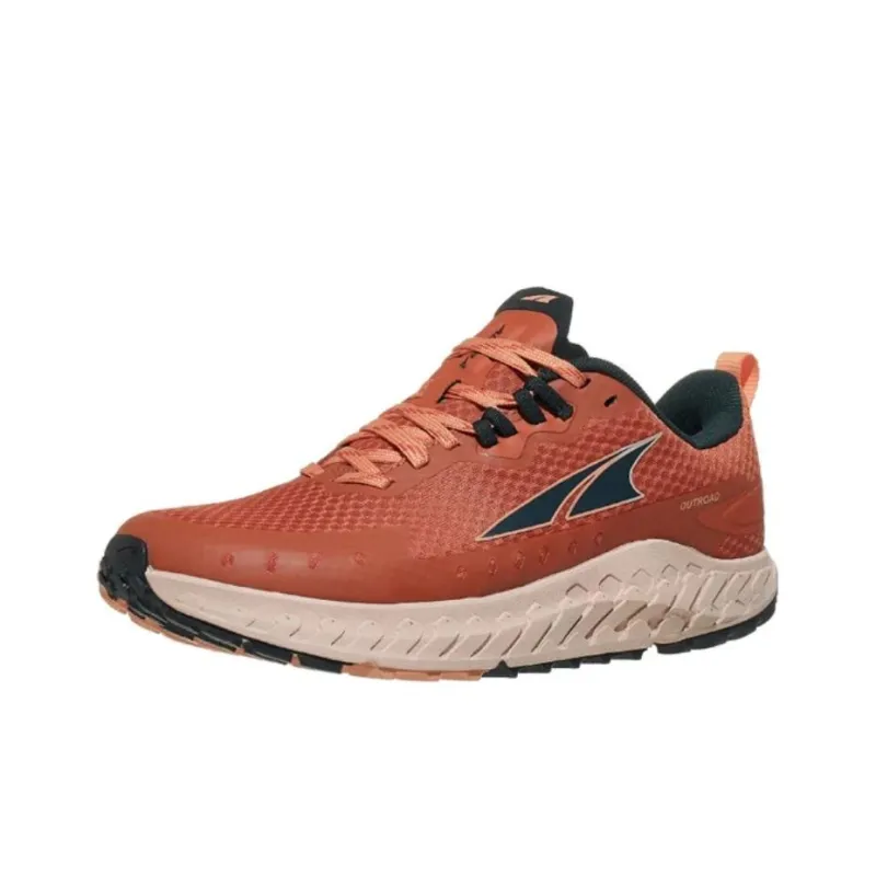 Altra Outroad Anti-Slip Wear-Resistant Low-Top Running Shoes Women's Red Orange-2