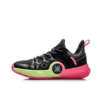 LiNing Way Of Wade Cushioning Rebound Low-Top Basketball Shoes Men's Black Pink