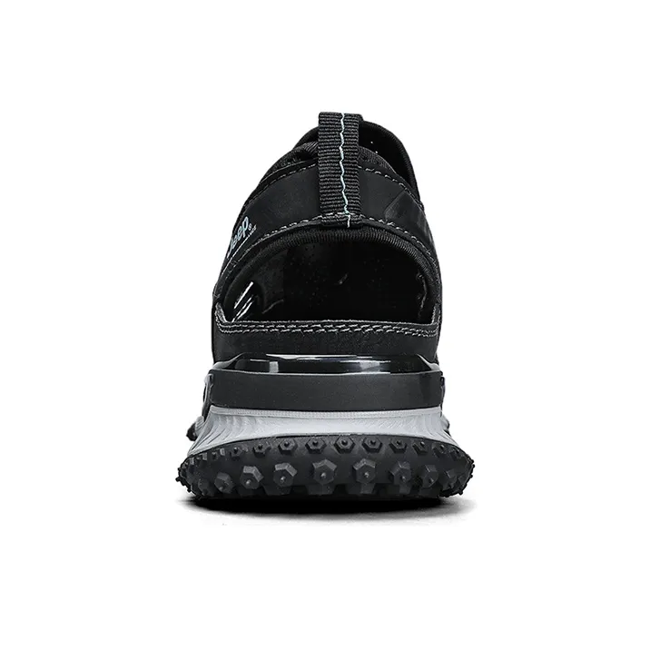 Jeep Moisture Wicking Abrasion Resistant Lightweight Breathable Slip Resistant River Trekking Shoes Men's Black-5