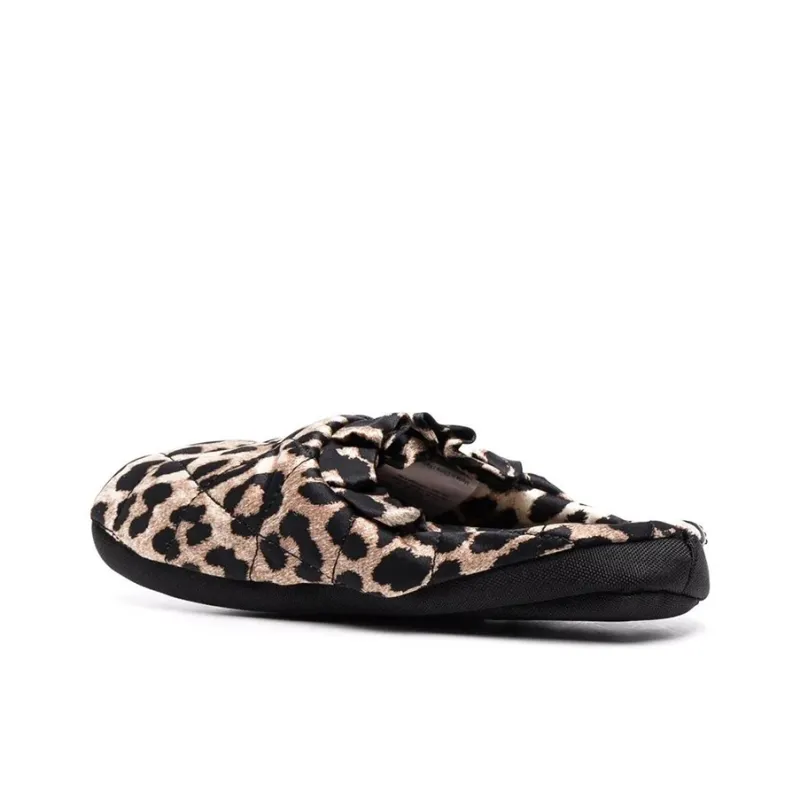 GANNI Leopard-print Slippers-3