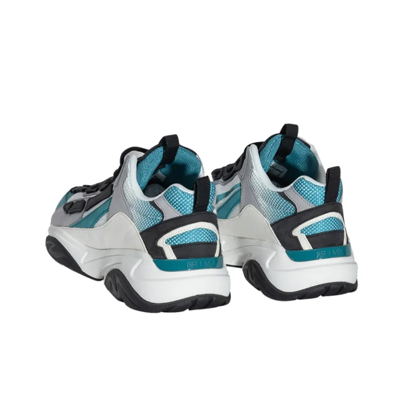 AMIRI Bone Runner White Black Blue Grass-4
