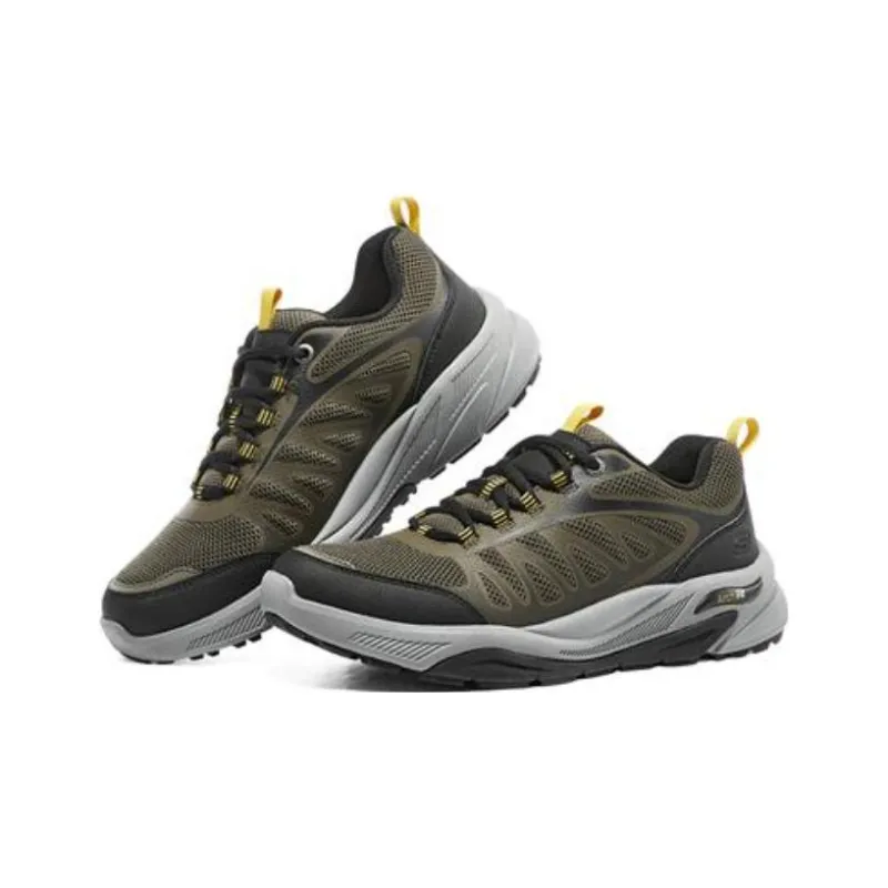 Skechers Arch Fit Calvera Cushioned Anti Slip And Wear Resistant Lightweight Low Top Casual Shoes Men's Olive Green-2
