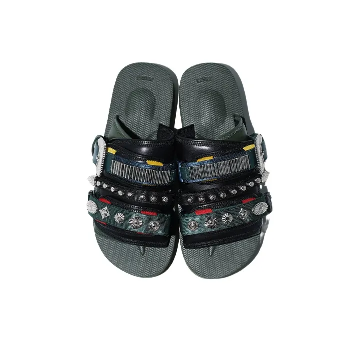 Toga x Suicoke Stylish Sandals Men's Green-3