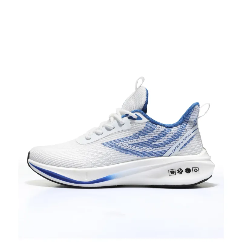 GERTOP Running Shoes Men Low Top Black Red, Black White, Blue, Gray, White-18
