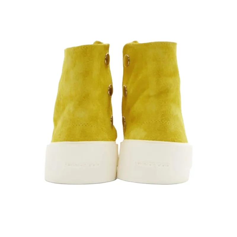 Fear Of God High Top Casual Shoes Unisex Yellow-4