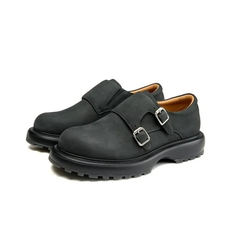 AOKANG Dress Shoes Men's Dark Gray-2