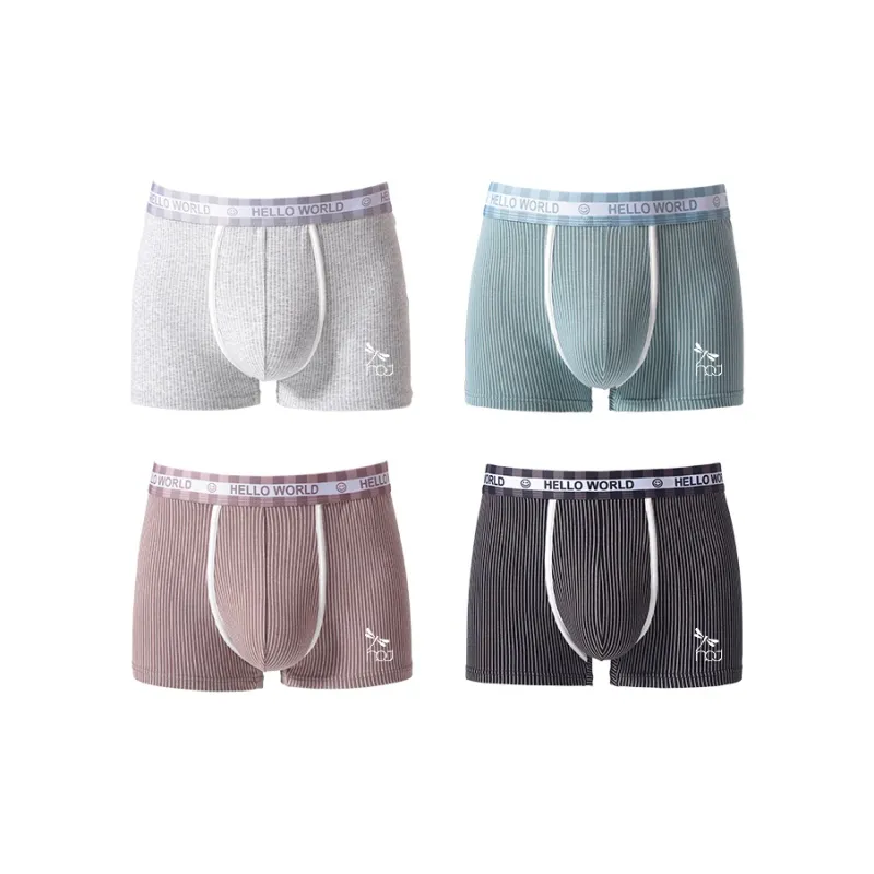 RED DRAGONFLY Cotton Panties Men's Box 4 Pack-9