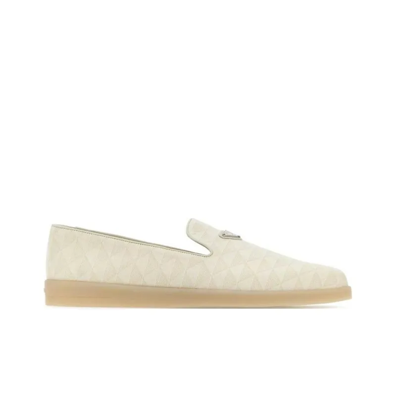 PRADA Men's Casual Shoes Men Low Top Beige-1