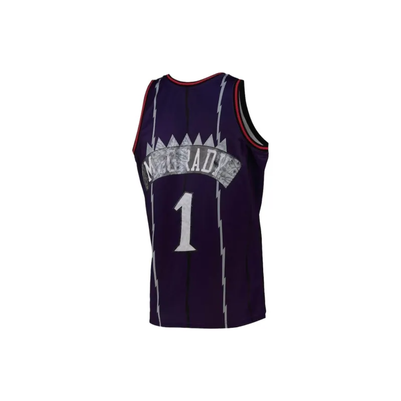 NBA x Mitchell & Ness Tracy McGrady Basketball Jerseys Men's Navy Blue-1