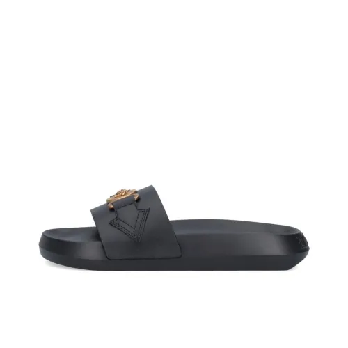 VERSACE Women's Slide 'Black Gold Palladium'