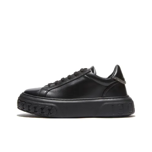 Casadei Skateboard Shoes Women's Low-Top Black