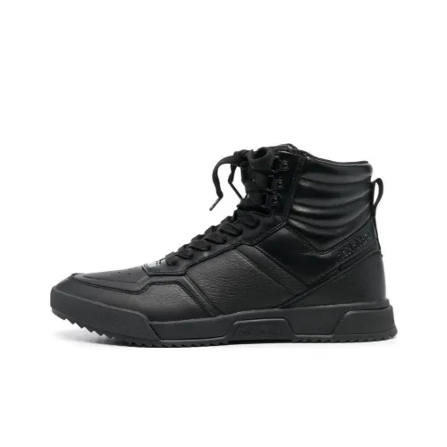 calvin grande Klein Panelled Hi top Sneakers