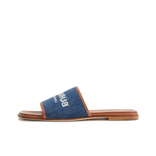 Burberry Slide Slippers Women's Blue