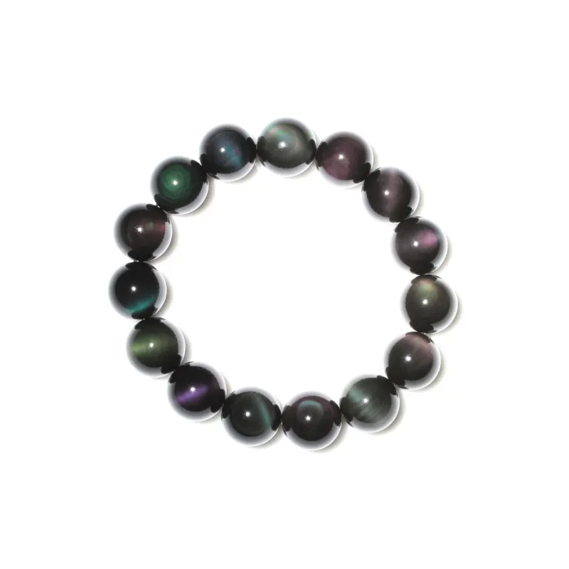 Reiki Obsidian Jade Bracelets Unisex-5