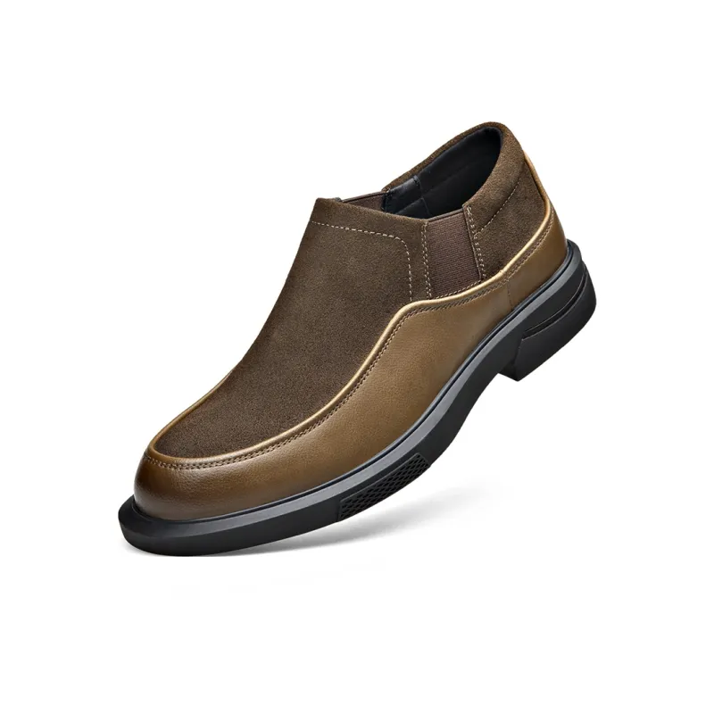 Romon Men's Casual Shoes Men's Black-3
