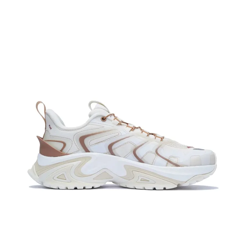 Soulland x LiNing Cat Paw ACE Cushioning Anti Slip And Wear Resistant Low Top Sports Casual Shoes Men's White Brown-1