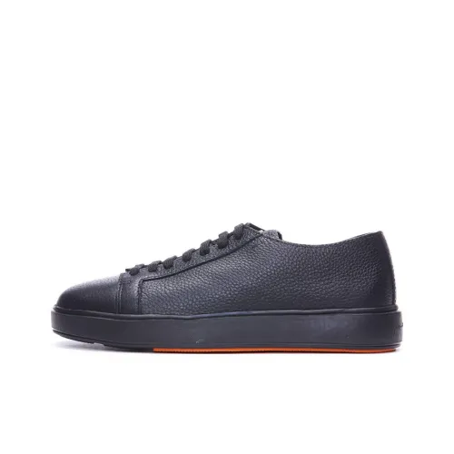 Santoni Leather Low-top Sneakers