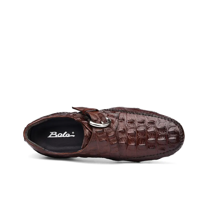 BOLE Gommino Loafers Men Black/Red-13
