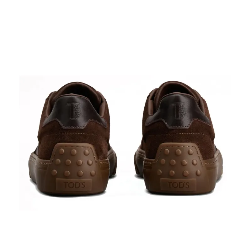 TOD'S Round Toe Lace Up Sneakers-3