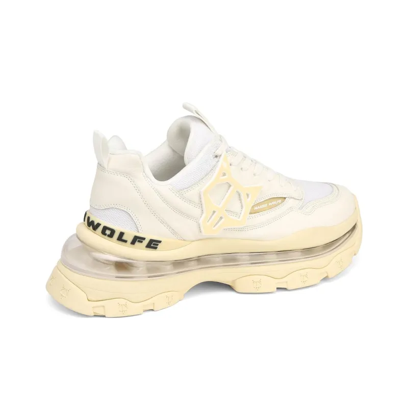 Naked Wolfe Spring Slip Resistant Low Top Sports Casual Shoes Men's Ecru-2