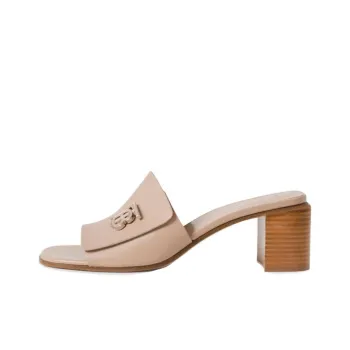 Burberry Slip Resistant Slide Slippers Women's Nude