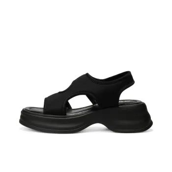 OMS Beach Sandals Women's Black/Green