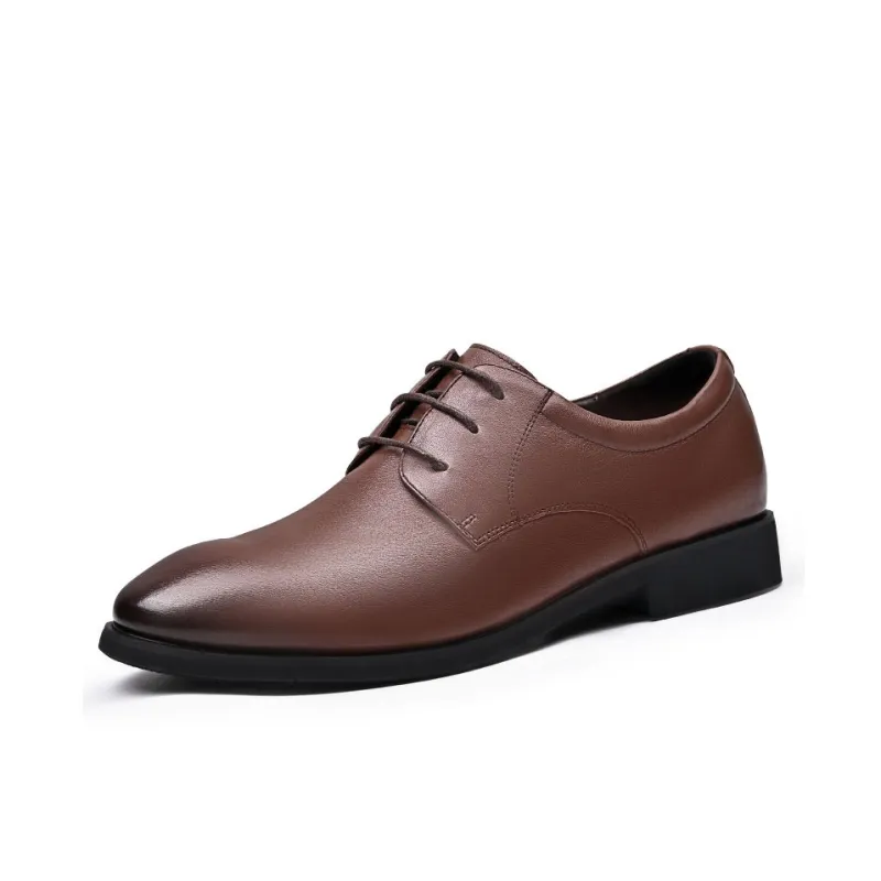 AOKANG Wedding Groom Shoes Dress Shoes Men's Black-2