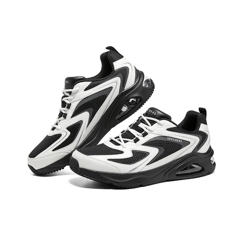 Skechers Tres Uno Street Fl Air Sneaker 'White Black'-3