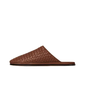 Bottega Veneta Closed Toe Slippers Men's Brown