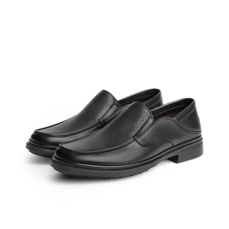 BELLE Men's Casual Shoes Men Low-Top Black-4