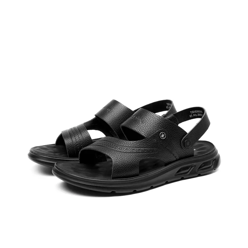 Spider King Beach Sandals Black-1