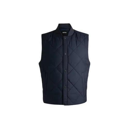 HUGO BOSS Diamond Quilted Water Repellent Regular-Fit Gilet