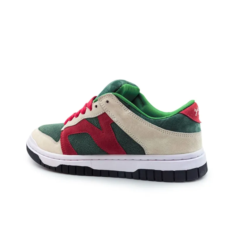 I'm Shopping The Wizard Of Oz Anti Slip Wear Resistant Low Top Casual Skateboard Shoes Unisex Red Green Multicolor-3